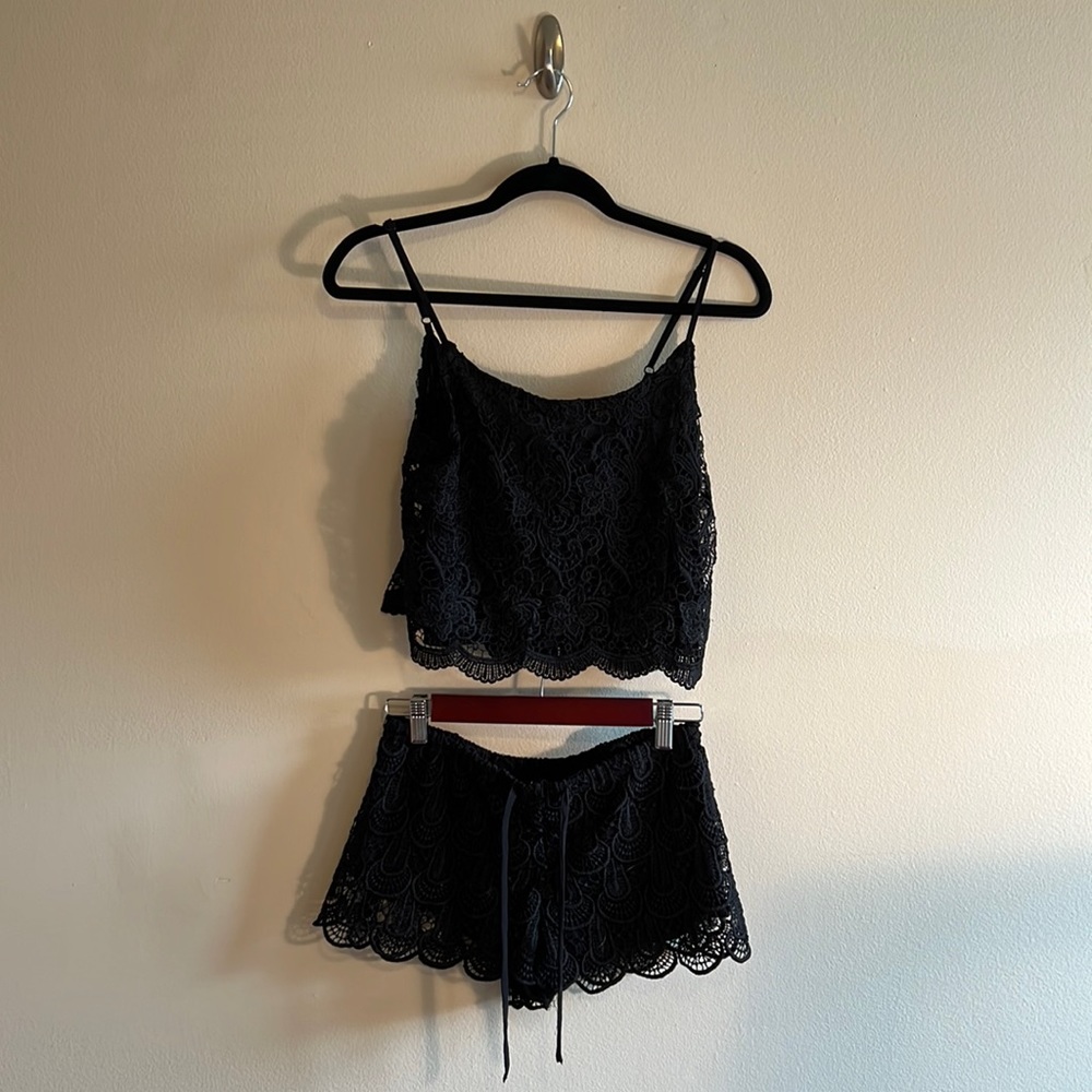 Black Two Piece Set